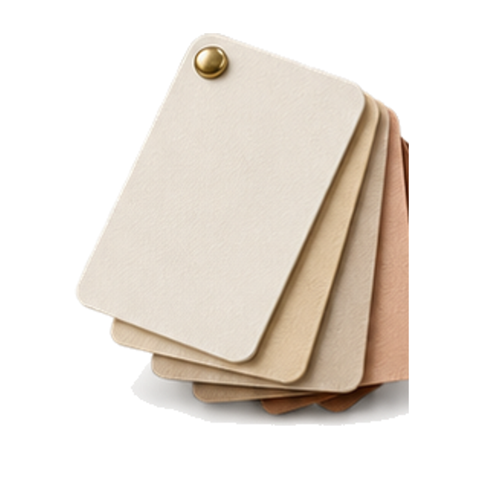 paper swatches transparent object.