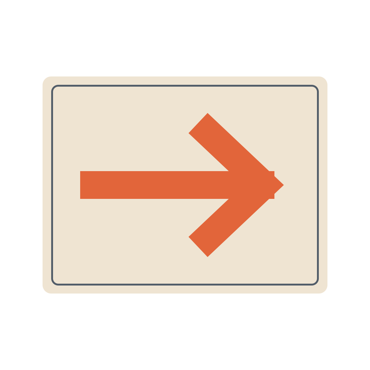 frames arrow sticker.