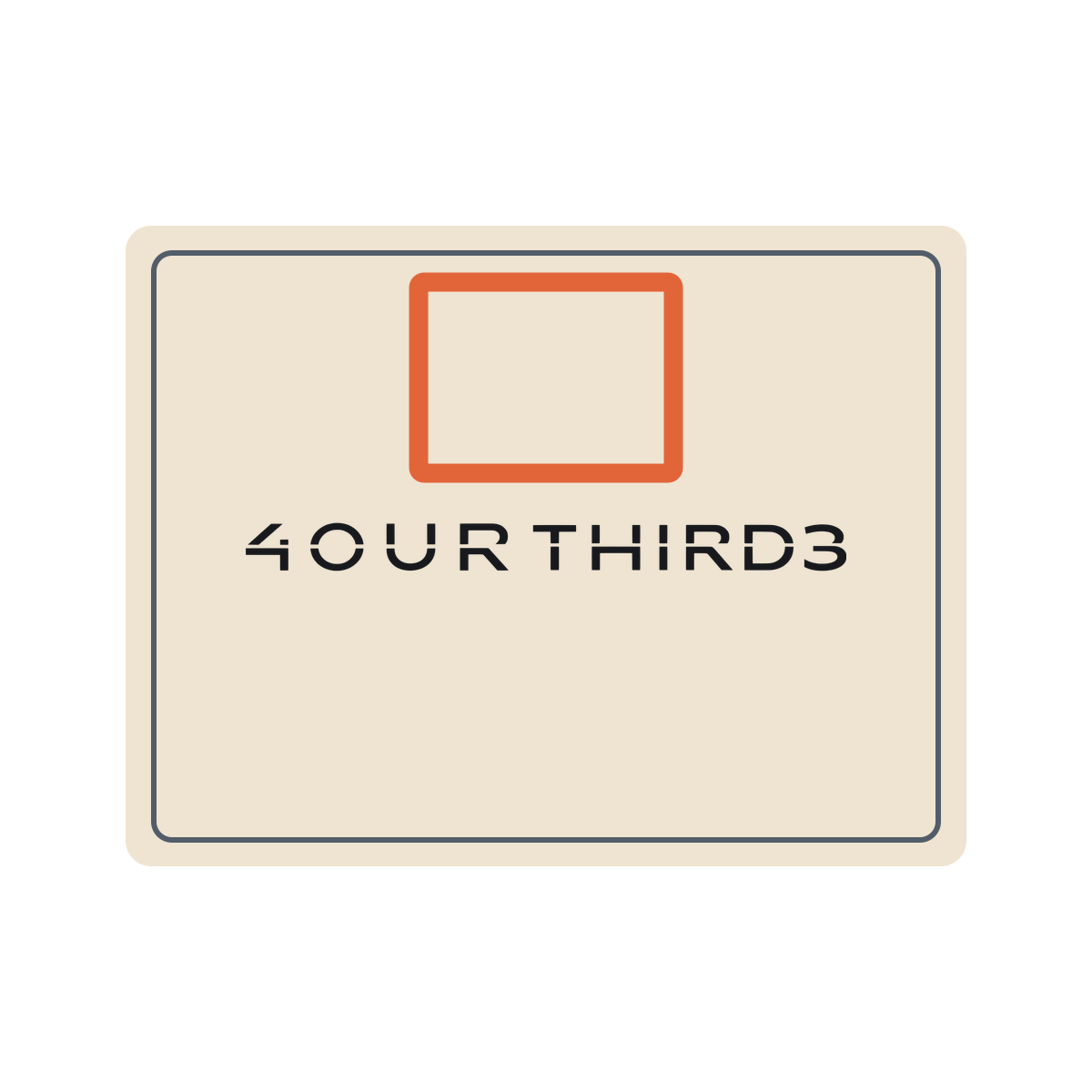 frames four thirds mark sticker.