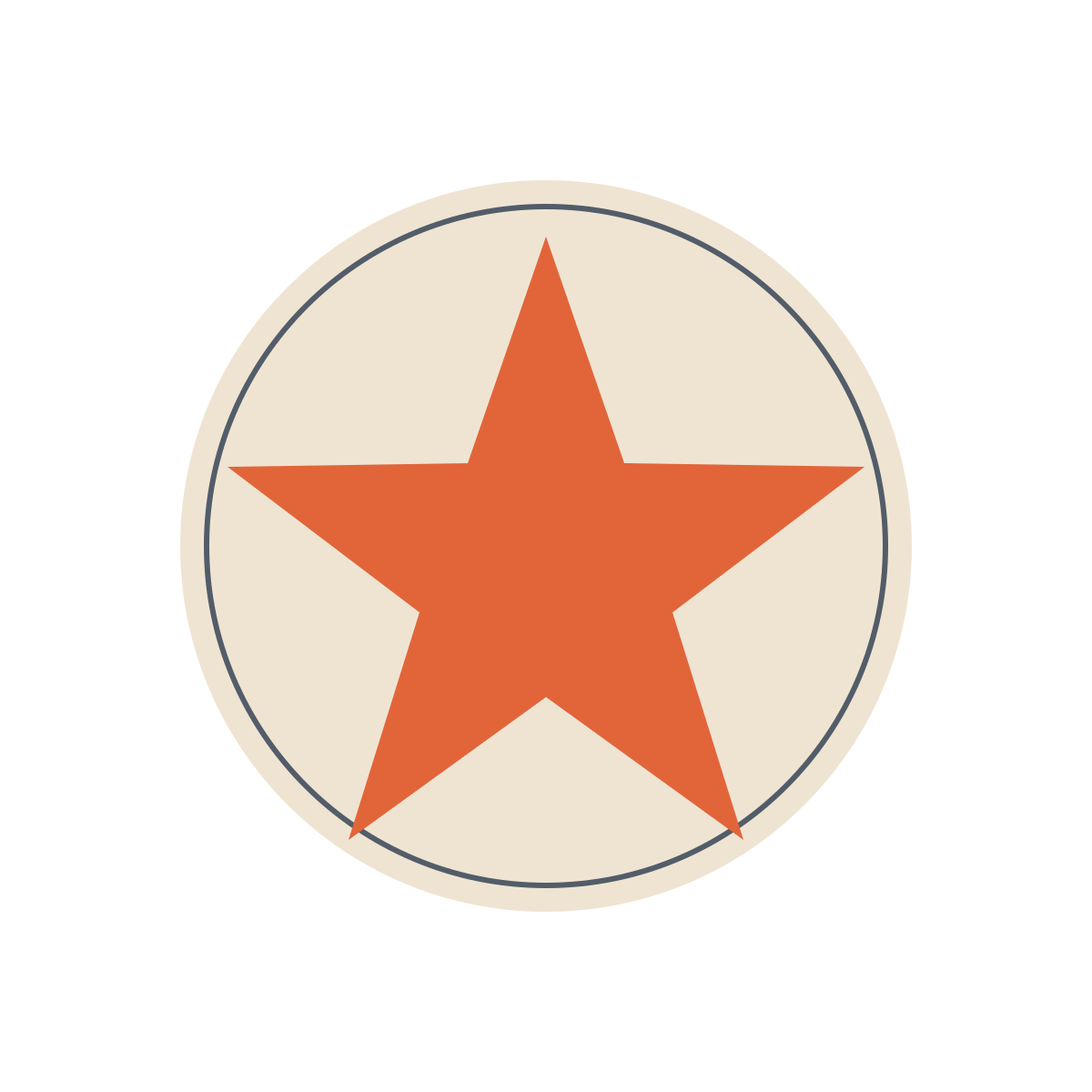 frames star sticker.