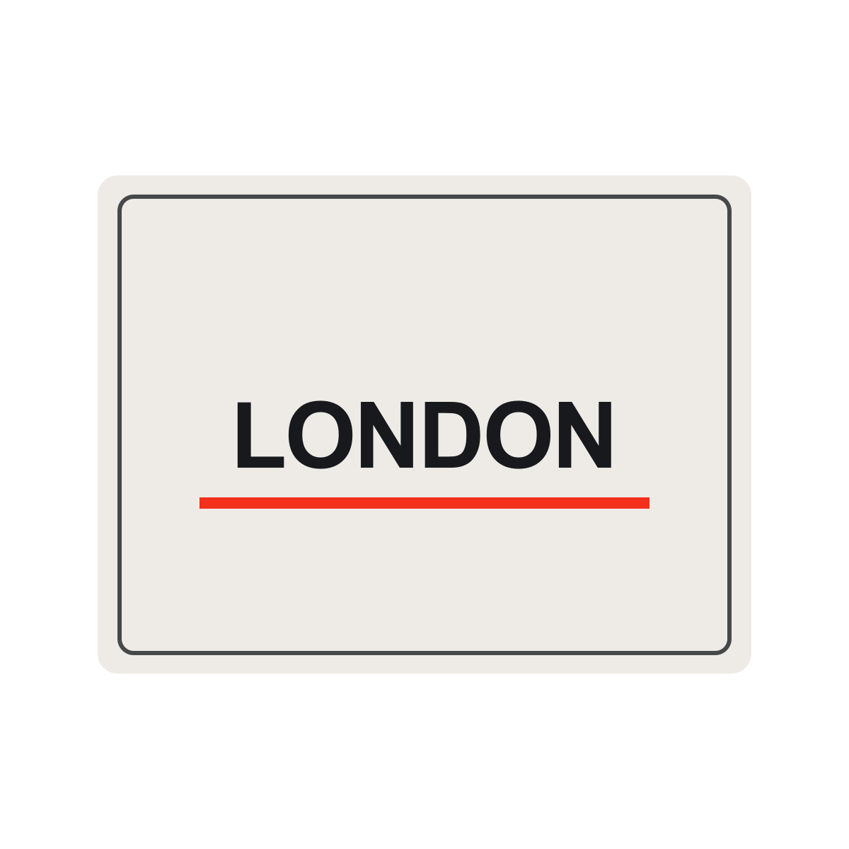 impact london sticker.