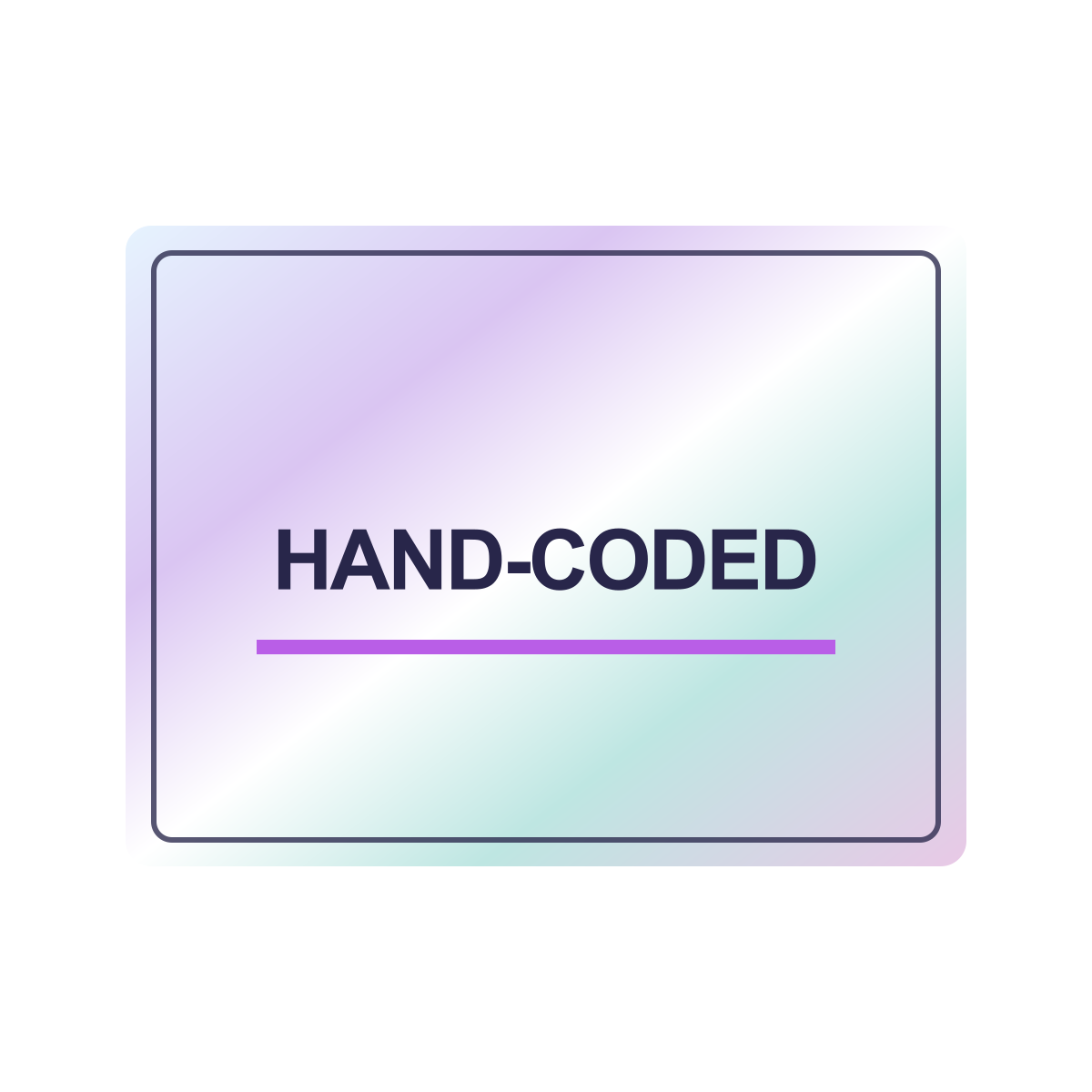 pong hand coded sticker.