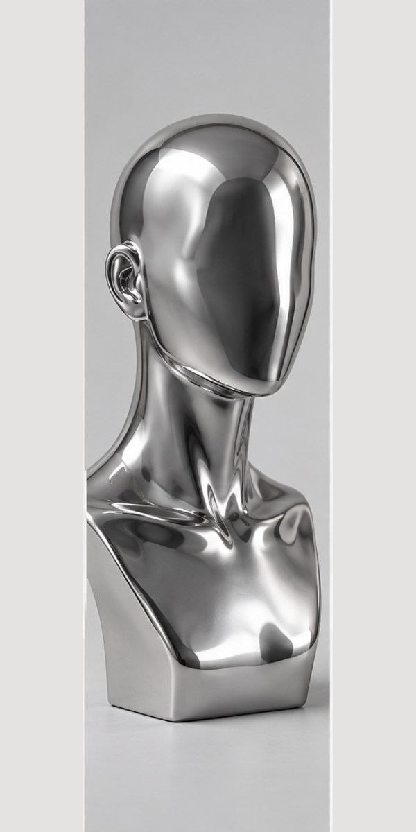 Anonymous mannequin showing the chrome portrait style option.